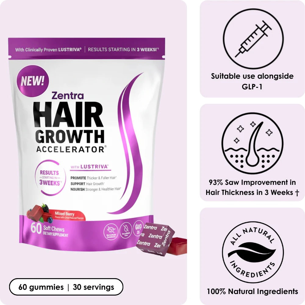 Zentra Hair Growth Gummies